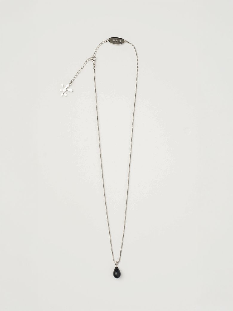 onyx oval necklace 316L