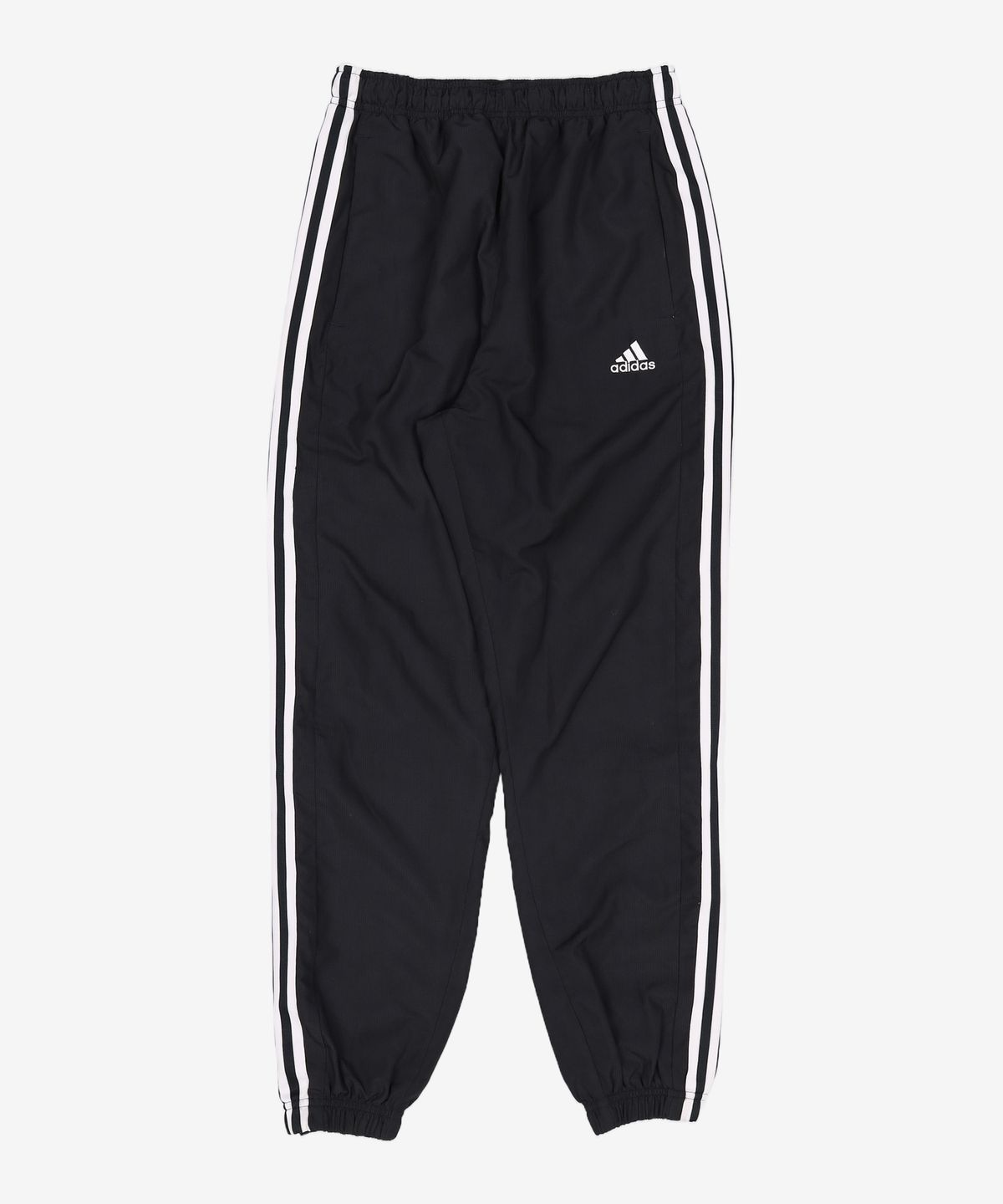 아디다스(ADIDAS) 3S 사이드버튼 우븐 트랙팬츠 - 블랙:화이트 / GG3395 S