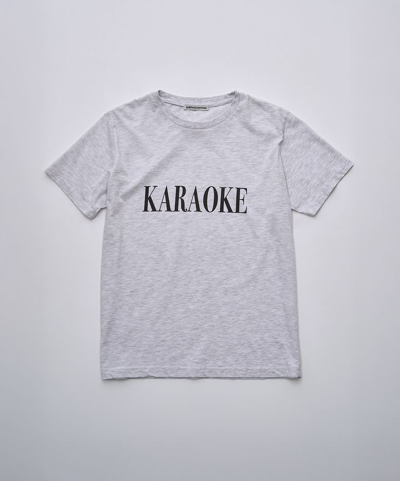 KARAOKE T-SHIRT LIGHT GRAY