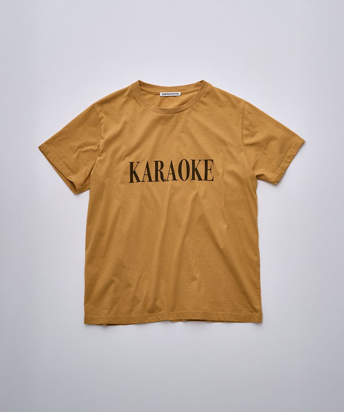 서피스에디션(SURFACE EDITION) KARAOKE T-SHIRT YELLOW
