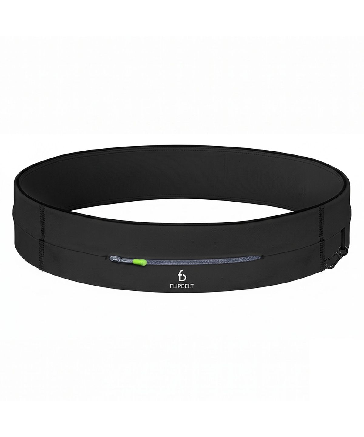 플립벨트(FLIPBELT) 지퍼 러닝 벨트 스포츠힙색 블랙