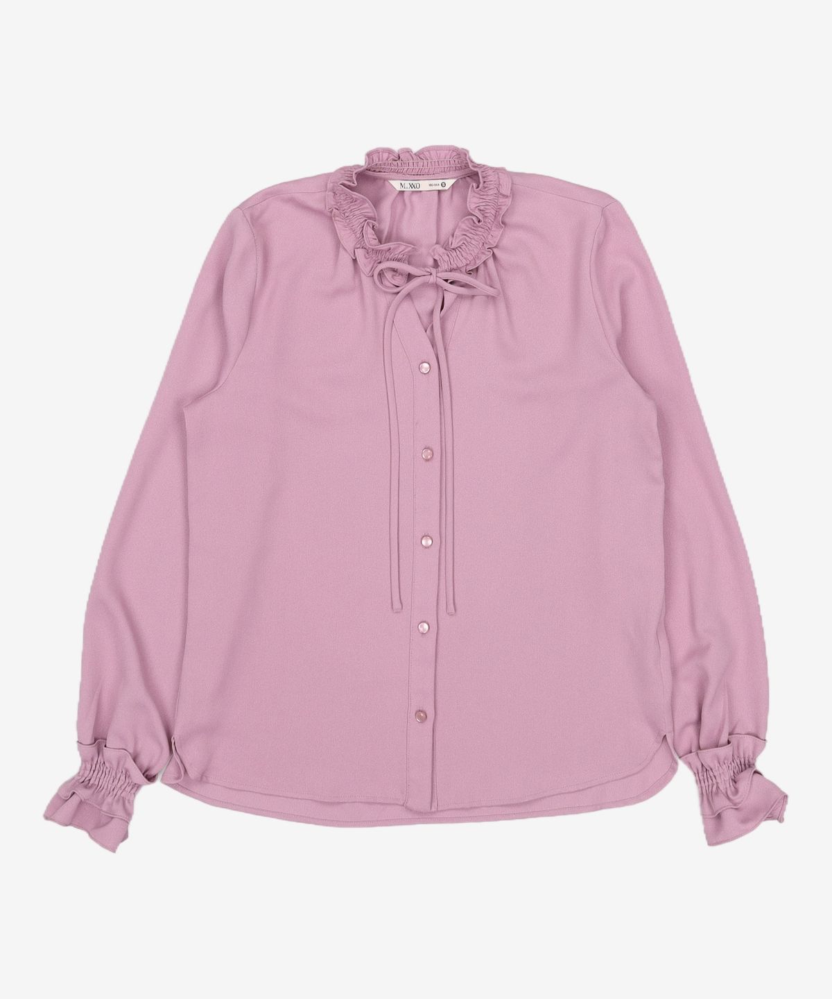 미쏘(MIXXO) 프릴 리본 블라우스 MIWBL8V21A S