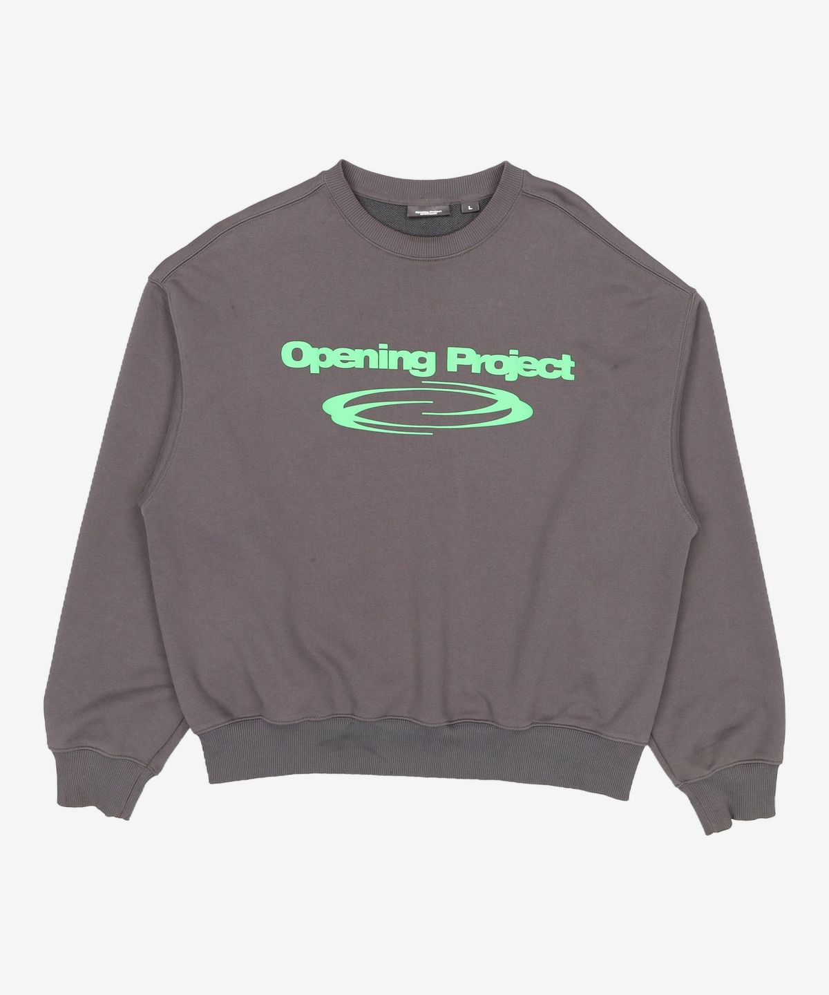 오프닝프로젝트(OPENING PROJECT) Identity Sweatshirt - Charcoal L