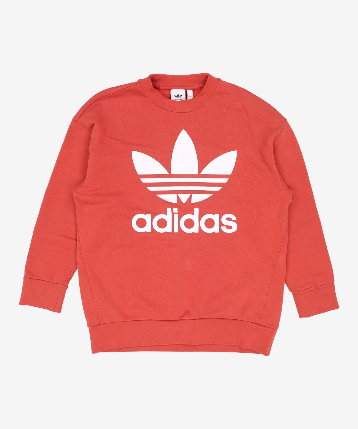 아디다스(ADIDAS) 아디컬러 오버사이즈 트레포일 스웻셔츠 - 시프트 오렌지 / DH5771 S