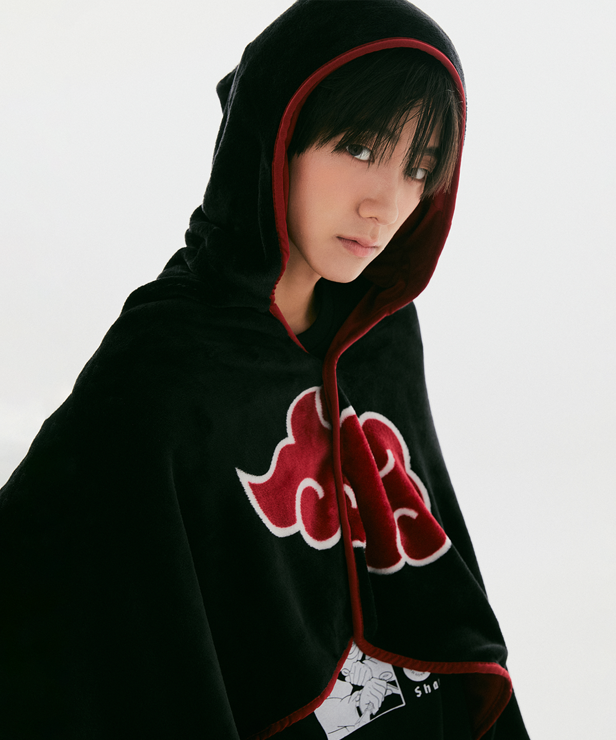 스파오(SPAO) [나루토] 후드 담요(Black)_SPAWG37U08