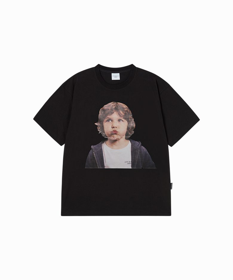 CURLY HAIR BABY SHORT SLEEVE T-SHIRT