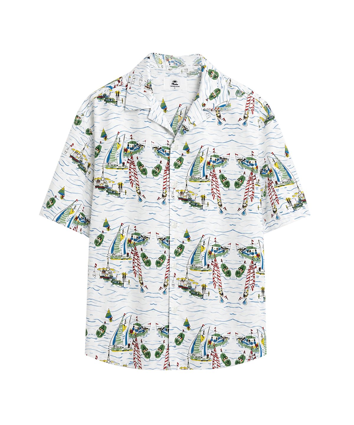 더셔츠하우스(THESHIRTHOUSE) 하와이안셔츠 카프리 요트클럽 화이트 남자 여자