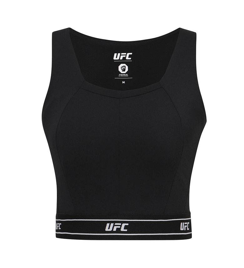UFC 액티브 슬림핏 브라탑 블랙 U4SLX2207BK