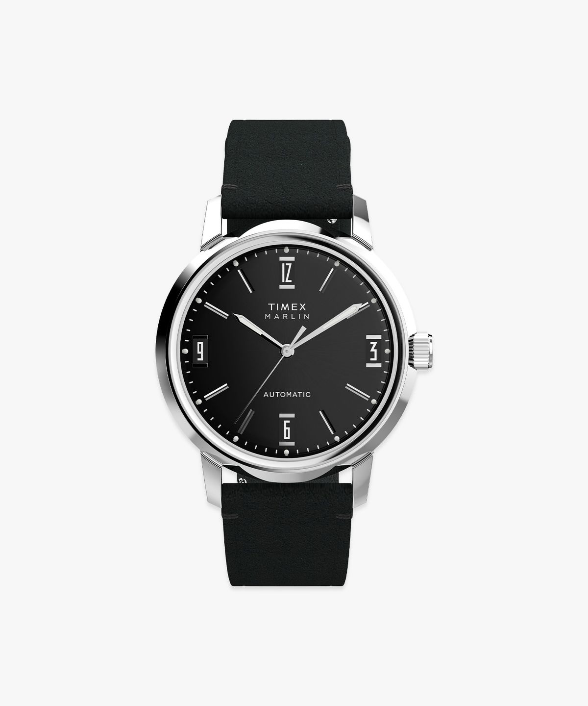 타이맥스(TIMEX) 멀린 오토매틱 가죽스트랩 남성시계 40mm