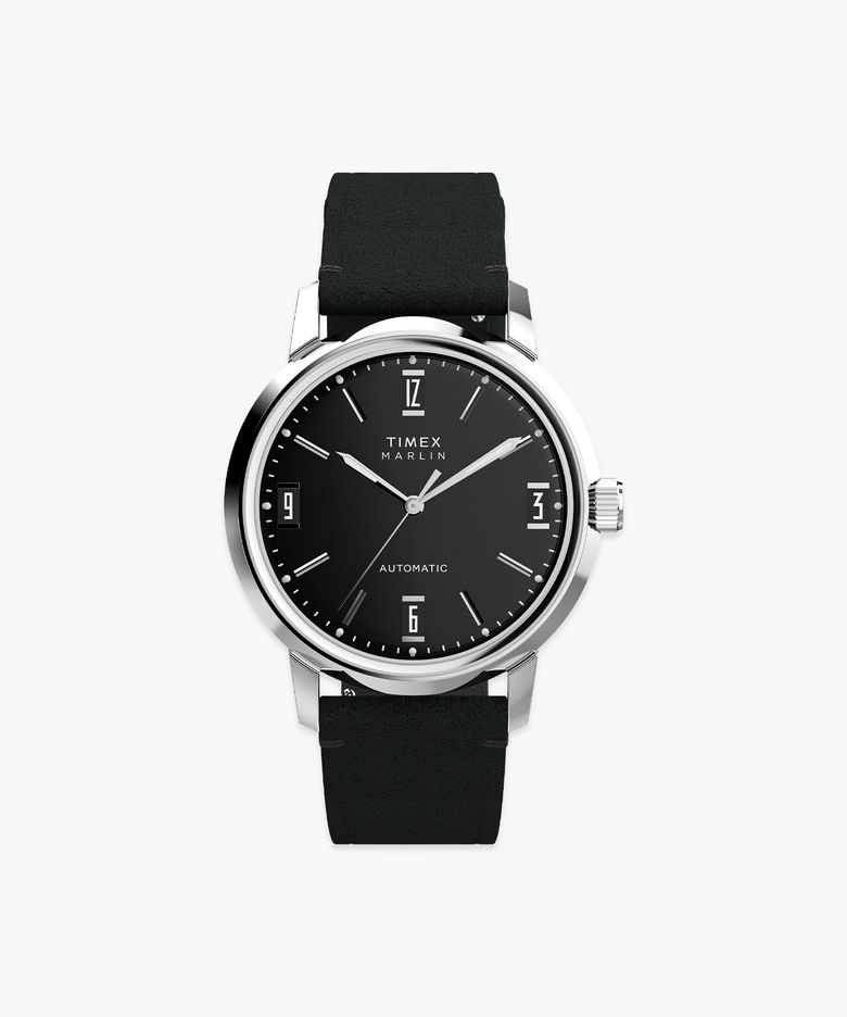 멀린 오토매틱 가죽스트랩 남성시계 40mm