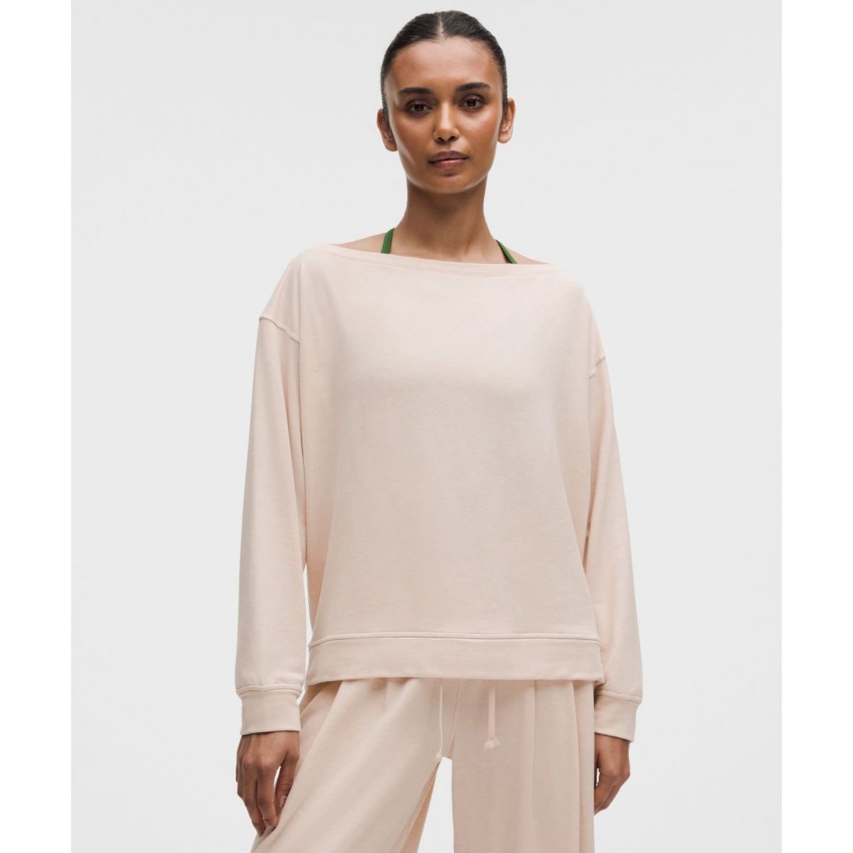 룰루레몬(LULULEMON) 비캄 오버사이즈드 보트넥 롱슬리브 셔츠  JLSC