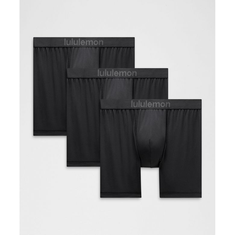 올웨이즈 인 모션 박서 브리프 5inch *3팩  BLK BLK BLK