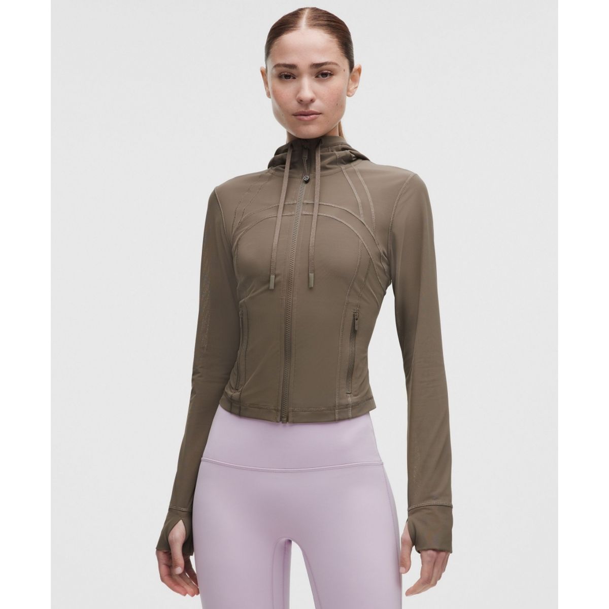 룰루레몬(LULULEMON) 디파인 크롭 후드 재킷 *메쉬  NOMD