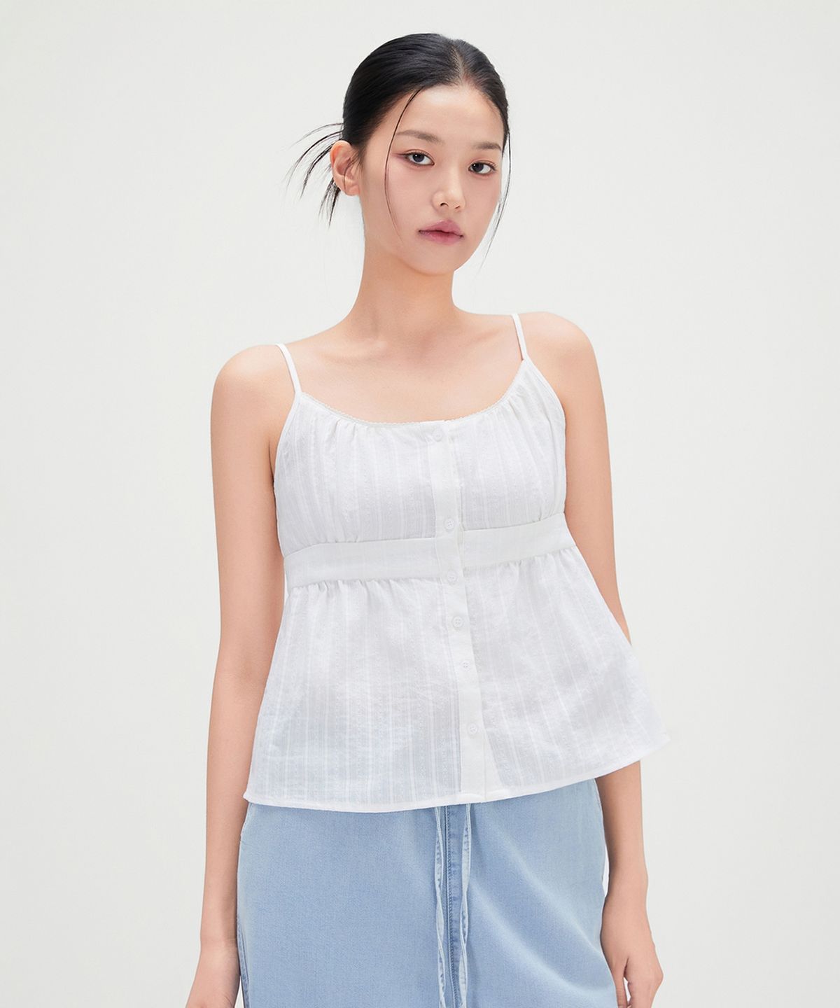 미쏘(MIXXO) 셔링 뷔스티에 탑 RE BNG402G_MIWBNG70QG