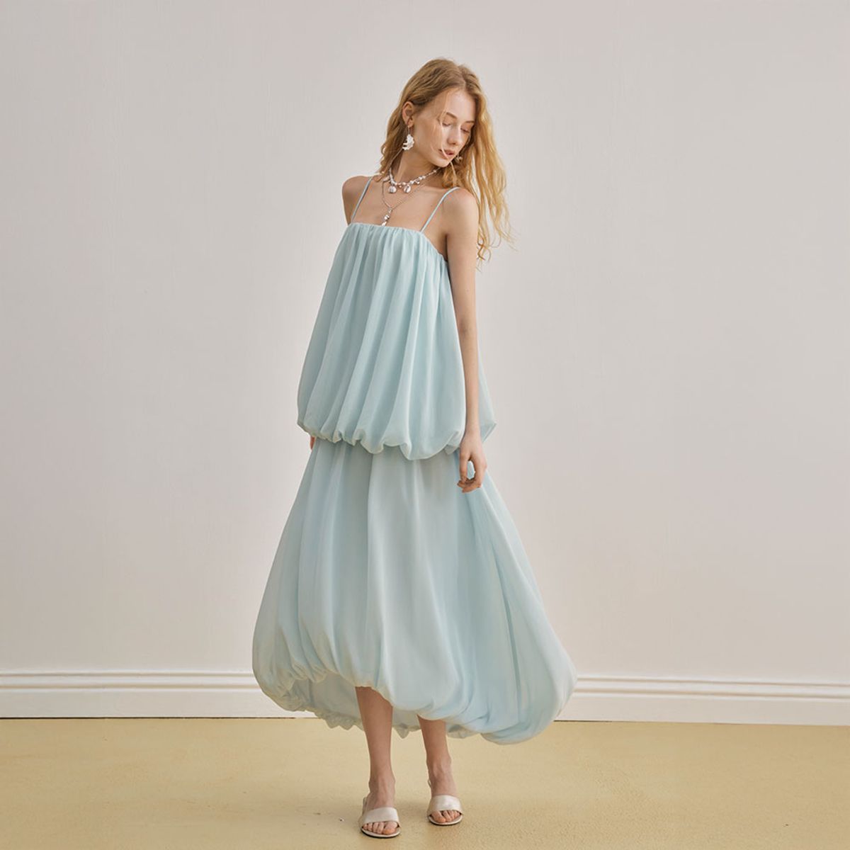 와이와이아이엠(YYIAM) YY_Jellyfish bud slip dress