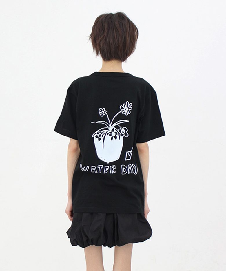 Archive06 Water Day 플라워 반팔 티셔츠