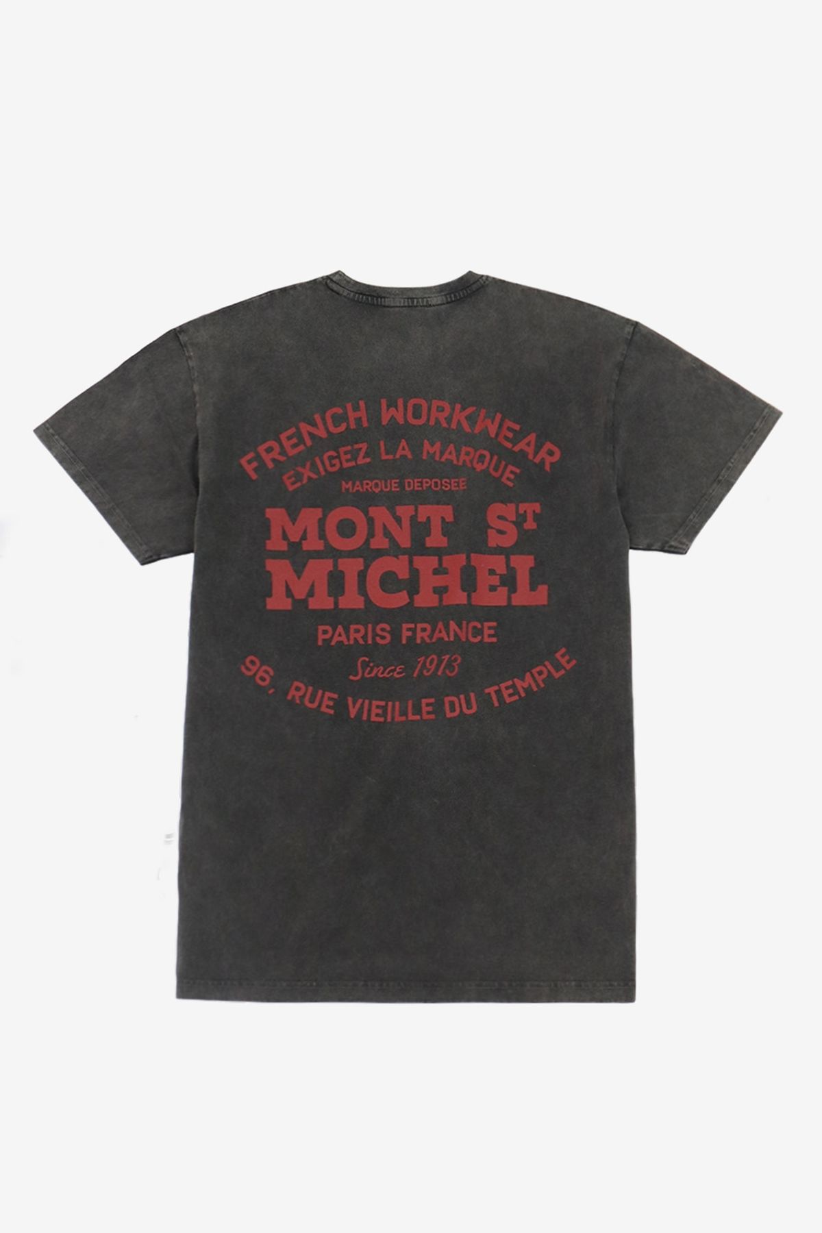 르몽생미셸(LE MONT ST MICHEL) TONIC – PRINTED T-SHIRT_Black