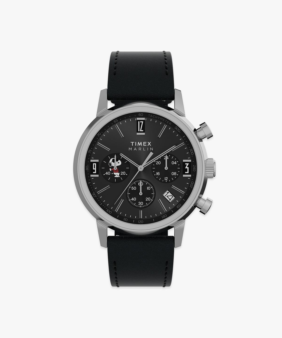 타이맥스(TIMEX) 타이맥스 x 피너츠 멀린 조 쿨 남자가죽시계 40mm