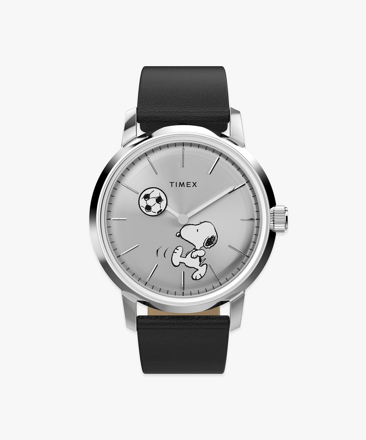 타이맥스(TIMEX) 타이맥스 x 피너츠 멀린 오토매틱 사커 가죽시계 40mm