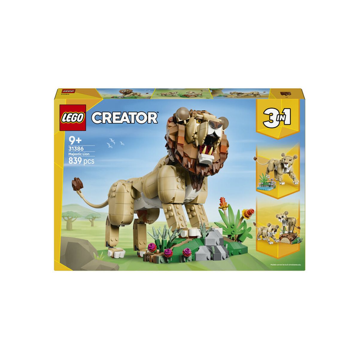 레고(LEGO) 레고 크리에이터 3-in-1 31386 세계의 동물 탐험: 장엄한 사자 [레고공식]