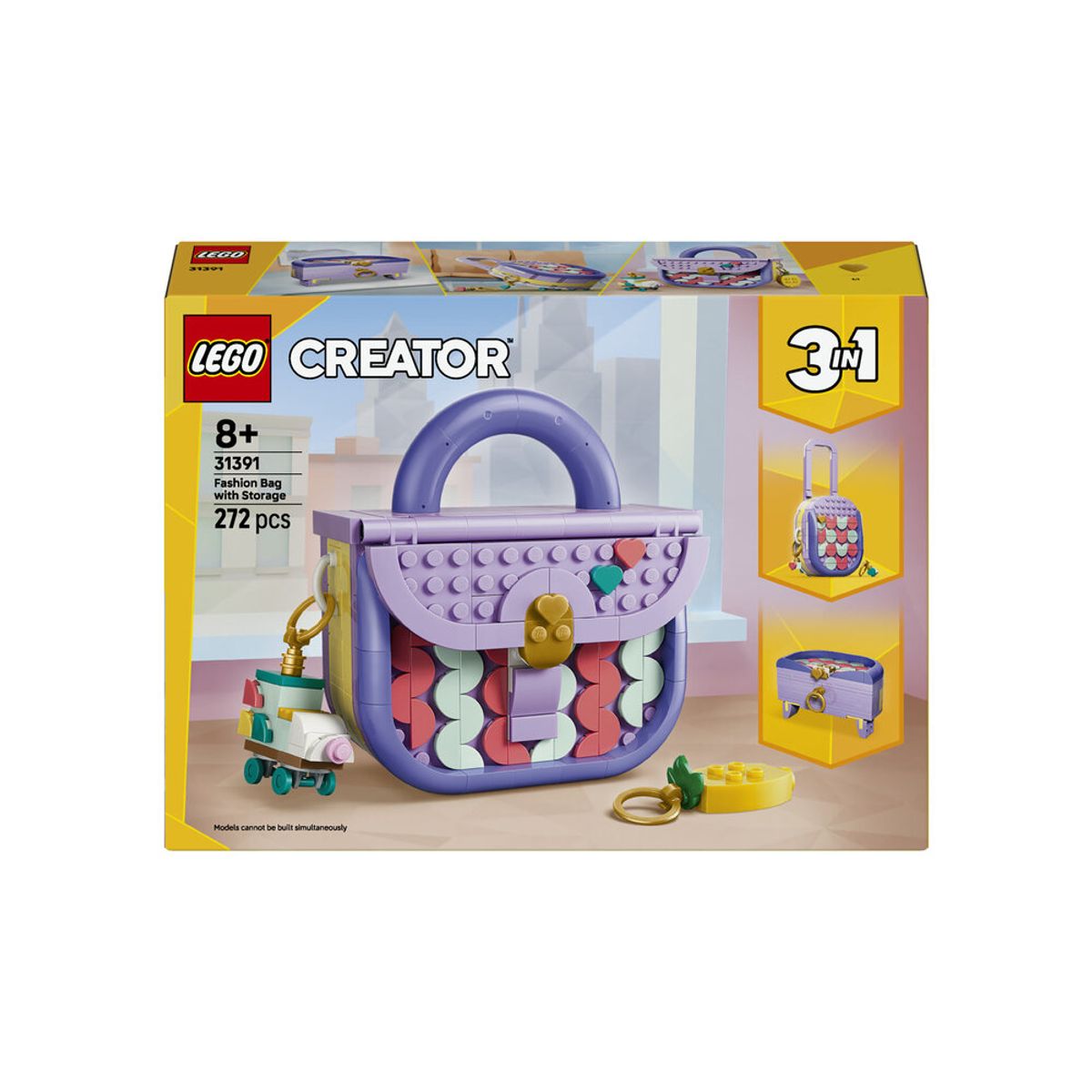 레고(LEGO) 레고 크리에이터 3-in-1 31391 아트 패션 가방과 보관함 [레고공식]