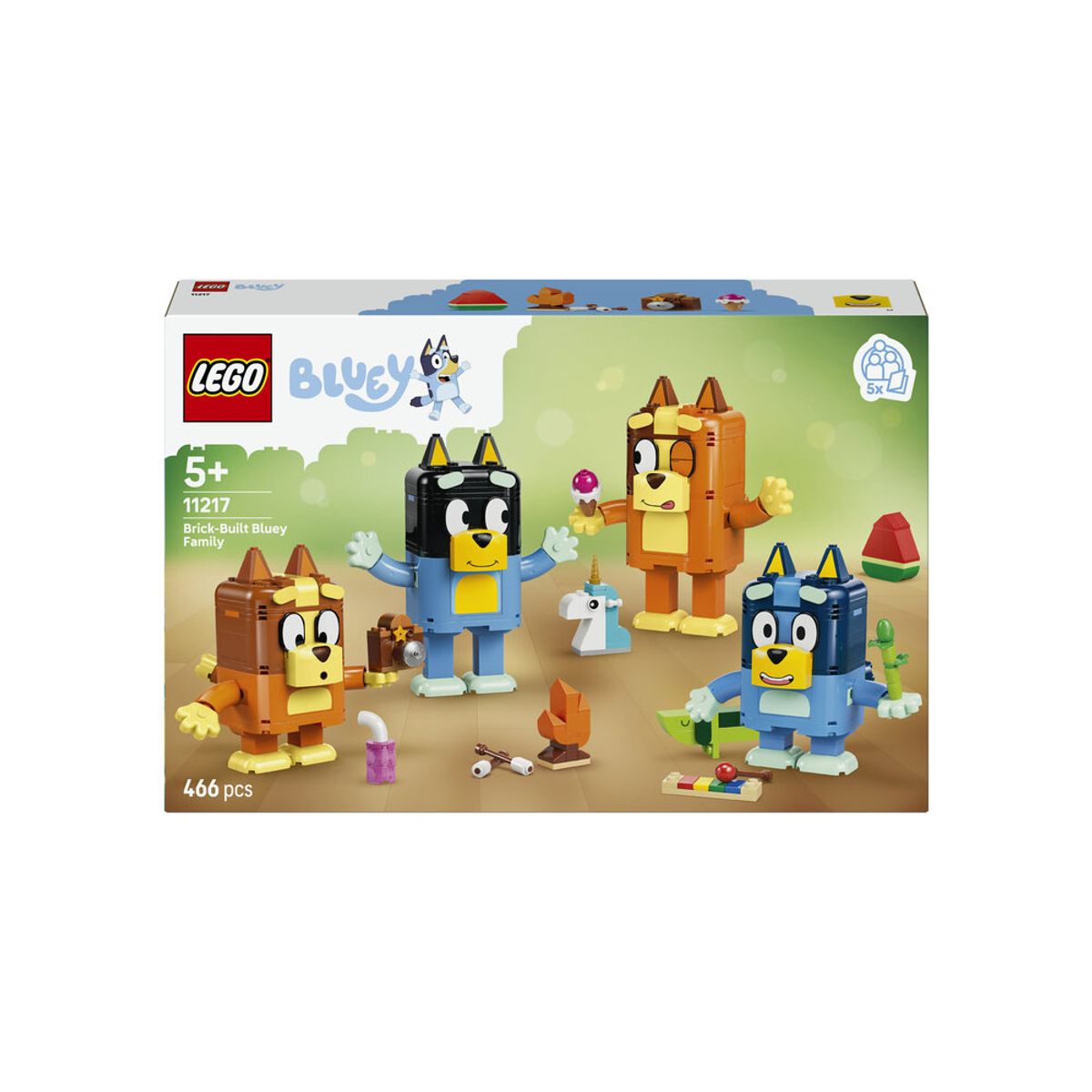 레고(LEGO) 레고 블루이 11217 브릭으로 만든 블루이 가족 [레고공식]