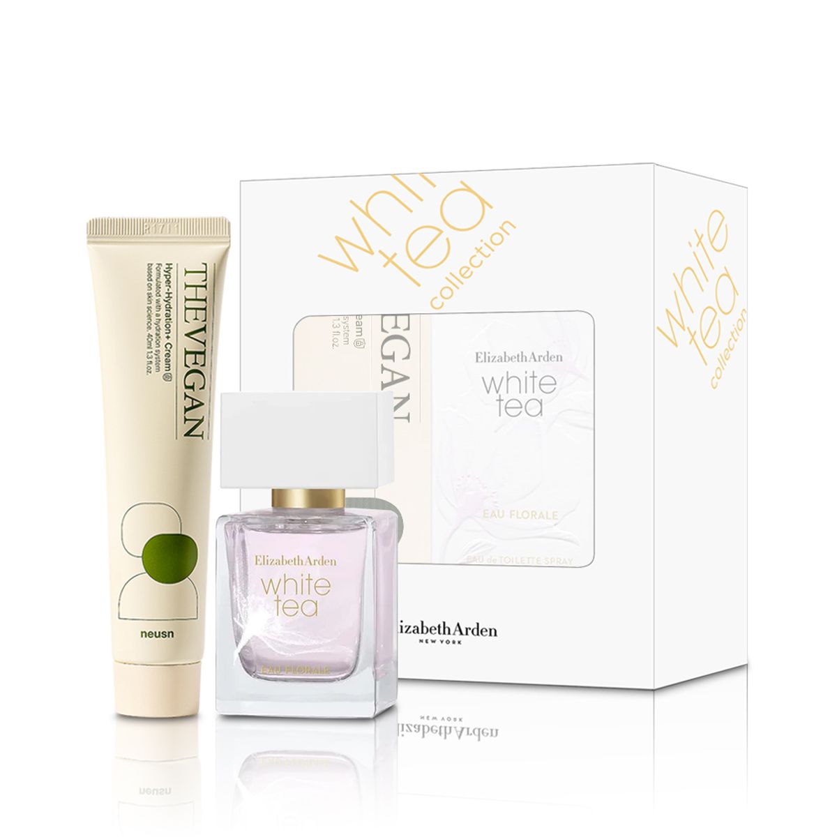 엘리자베스아덴(ELIZABETH ARDEN) 엘리자베스아덴 화이트티 오 플로럴 EDT 30ml+느슨 더비건 초보습 크림 40ml 2종 세트