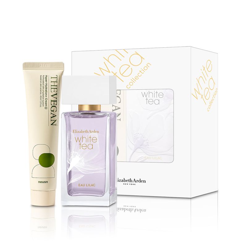 엘리자베스아덴 화이트티 오 라일락 EDT 50ml+느슨 더비건 초보습 크림 40ml 2종 세트