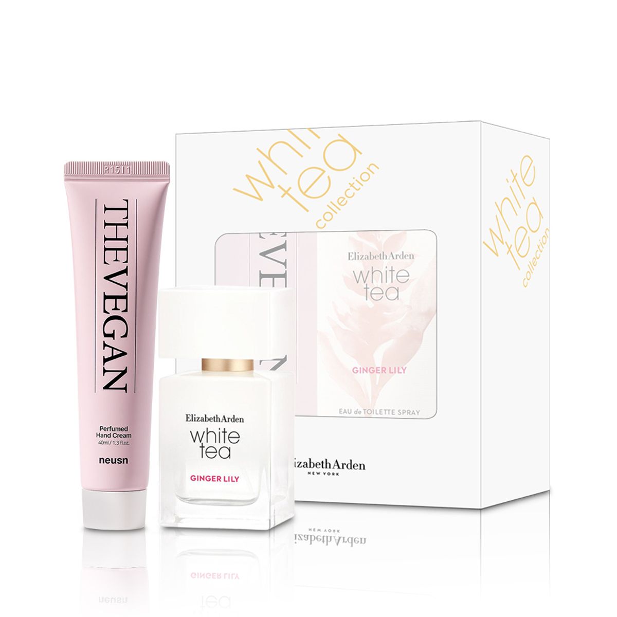 엘리자베스아덴(ELIZABETH ARDEN) 엘리자베스아덴 화이트티 진저 릴리 EDT 30ml+느슨 더비건 퍼퓸드 핸드크림 40ml 2종 세트
