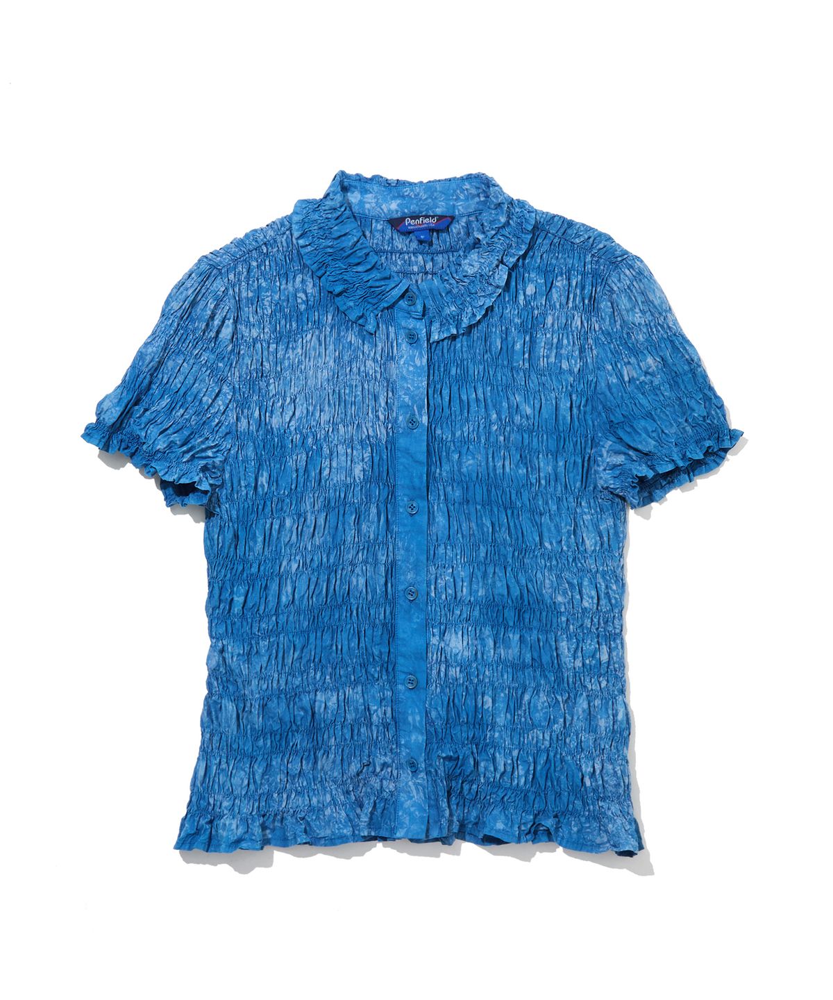 펜필드(PENFIELD) [P x KUNST HEUTE] 스모킹 셔츠 블루_FS2WR700