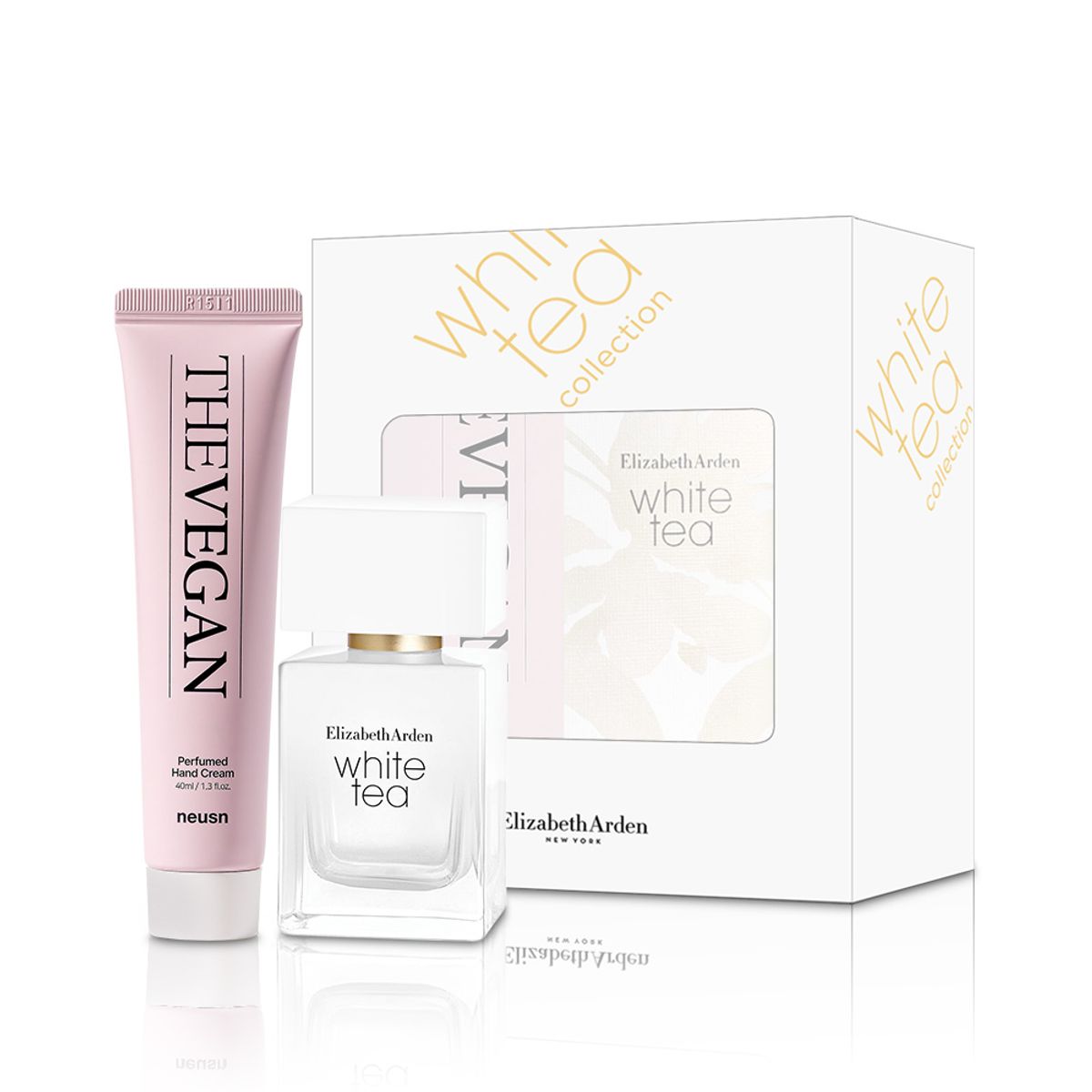 엘리자베스아덴(ELIZABETH ARDEN) 엘리자베스아덴 화이트티 EDT 30ml+느슨 더비건 퍼퓸드 핸드크림 40ml 2종 세트