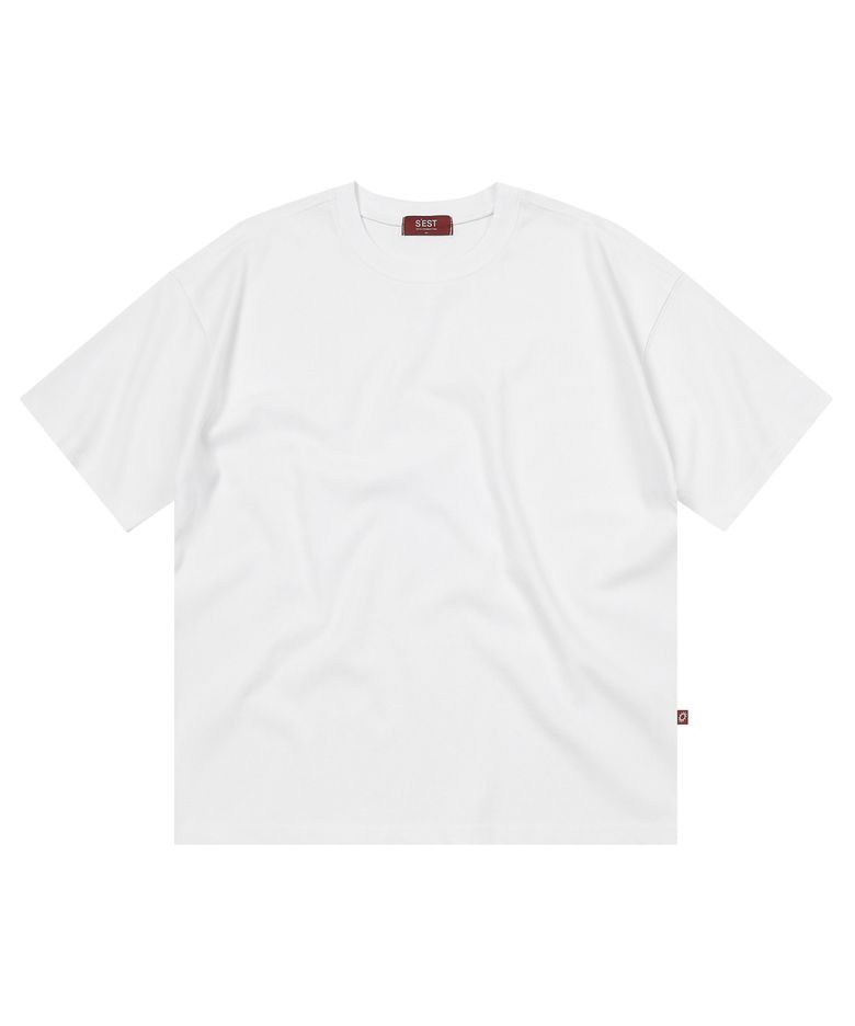 Bio Washing Crop T-shirts White