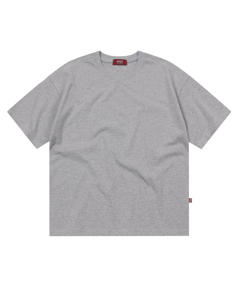 Bio Washing Crop T-shirts Gray