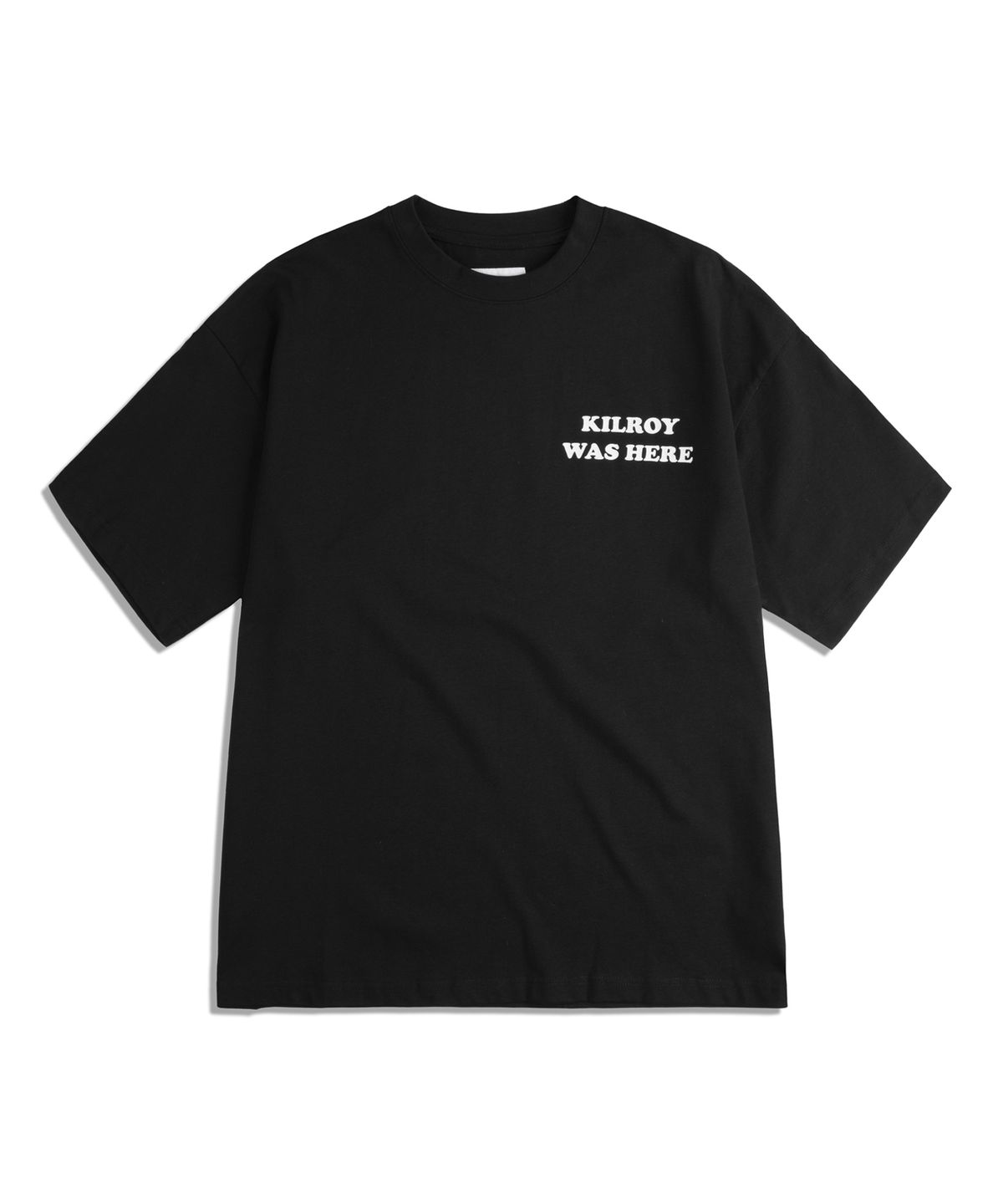머드솔트(MUDSALT) KILROY 그래픽 반팔 티셔츠 블랙