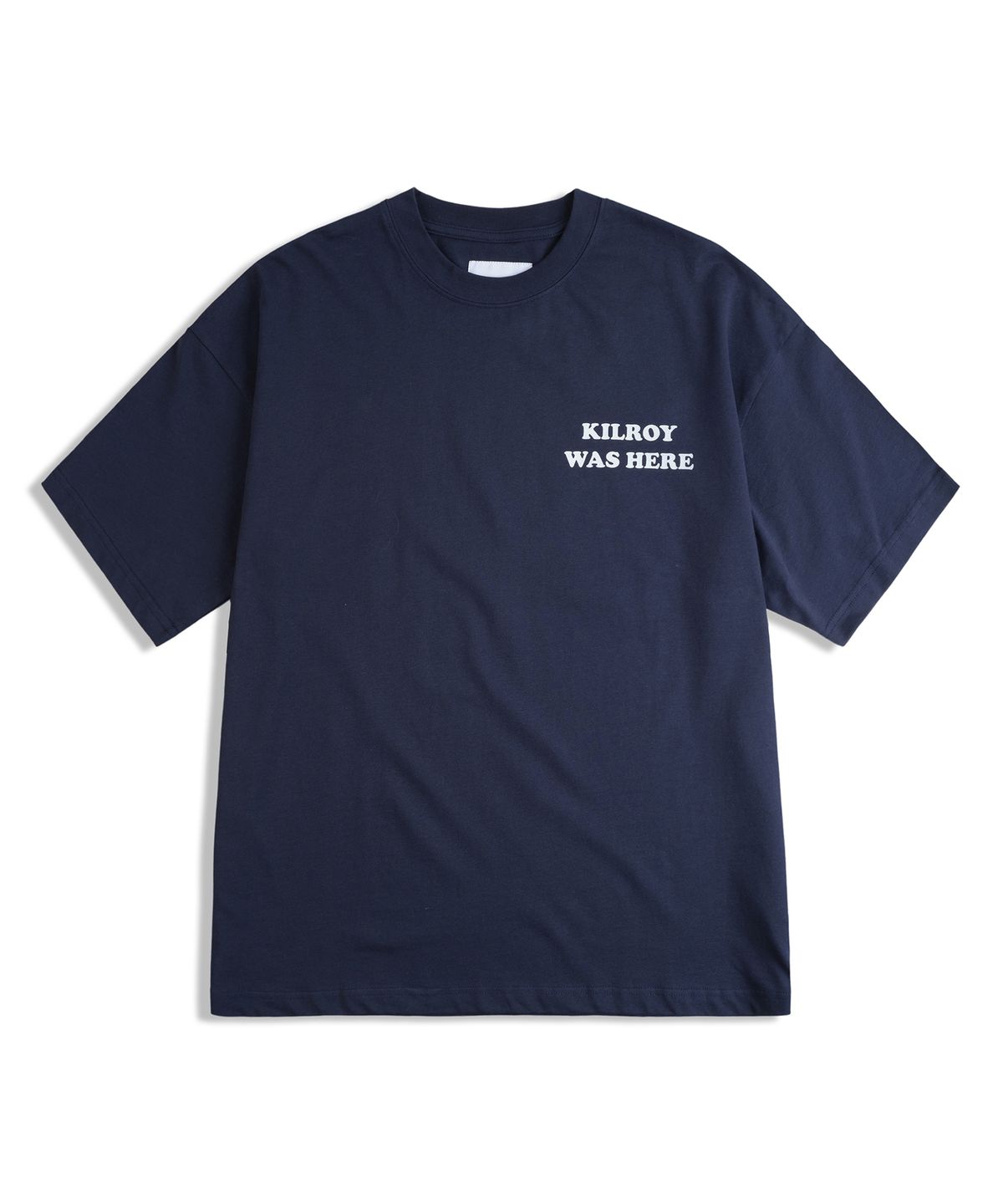 머드솔트(MUDSALT) KILROY 그래픽 반팔 티셔츠 네이비