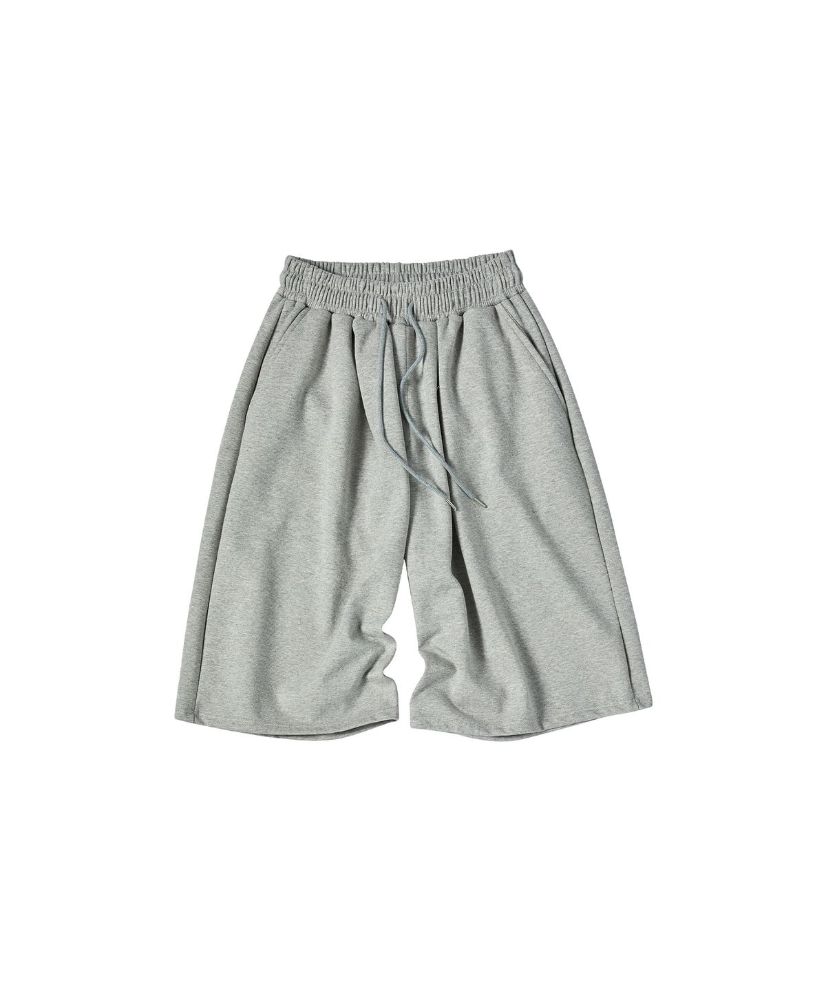 꼬모니노즈(COMONINOZ) BACK PATCH SWEAT BURMUDA [GRAY]