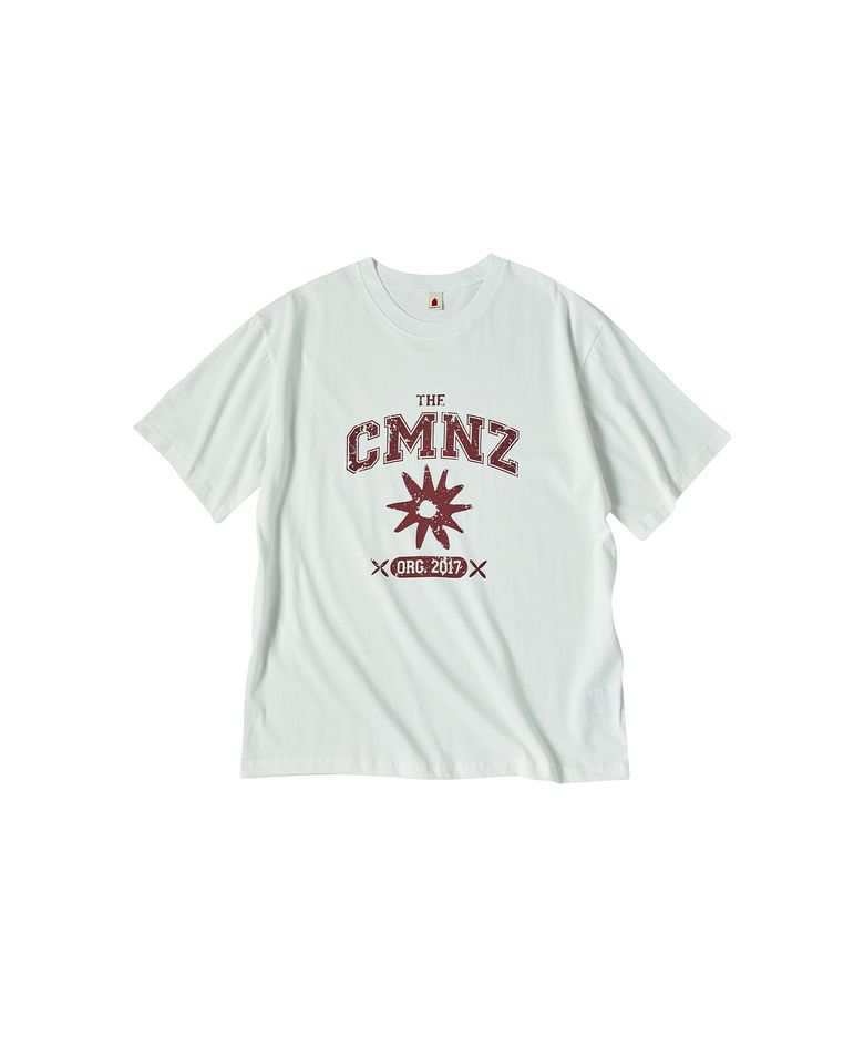 DISTRESSED LOGO T-SHIRT [WHITE]