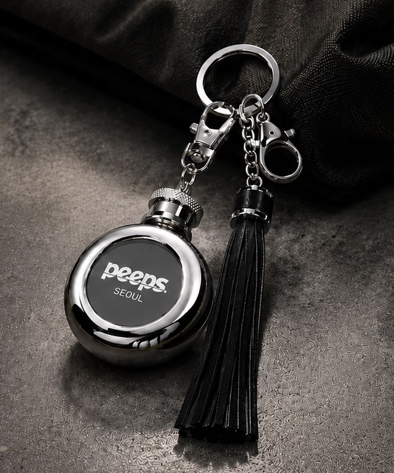 Pocket Flask Keryring(ROUND)