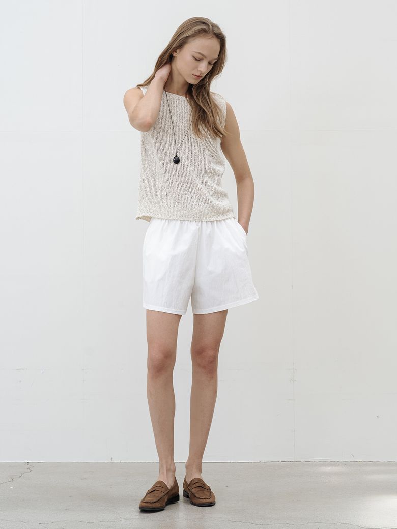 코튼 이지 쇼츠 WHITE