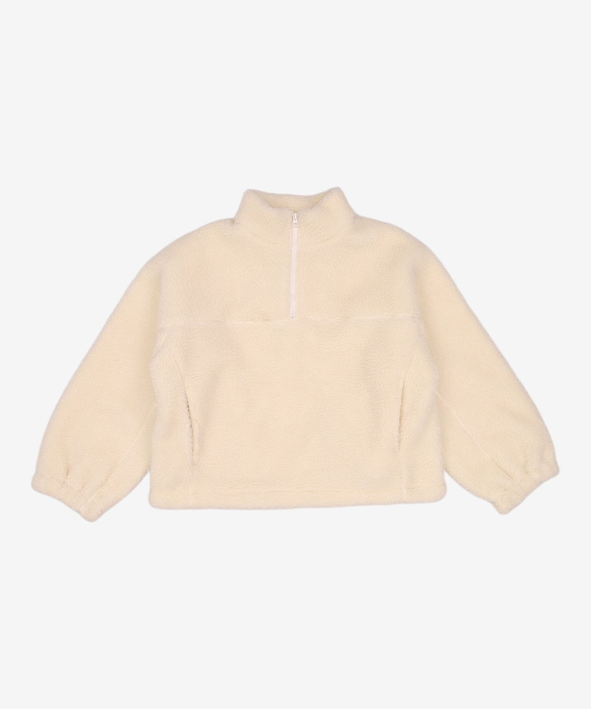 미쏘(MIXXO) 덤블 반집업 플리스 맨투맨_MIWLWG109A M