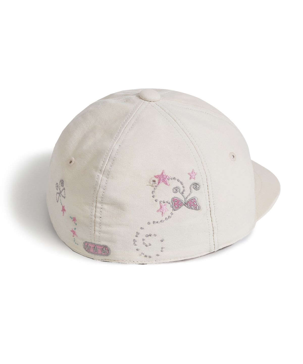 엠블러(AMBLER) Vintage Butterfly Cap 자수 캠프 볼캡 AH702 (아이보리)