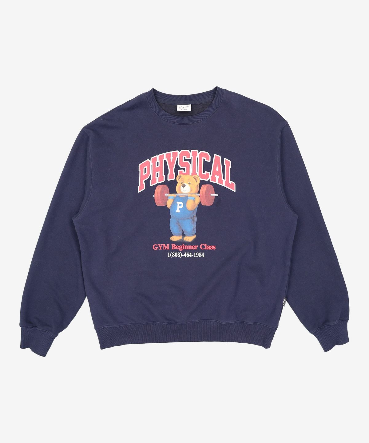 피지컬 디파트먼트(PHYSICAL DEPARTMENT) 웨이트 베어 스웨트셔츠_네이비 XL