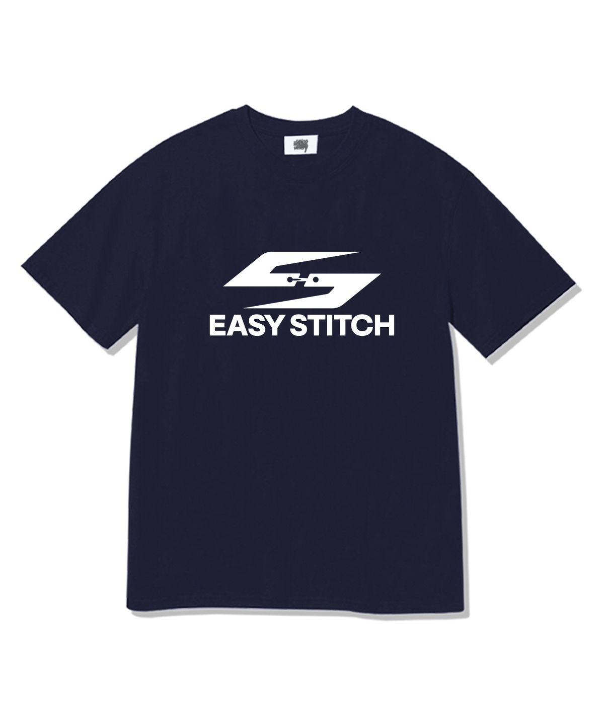 이지스티치(EASY STITCH) 이지리아로고 반팔티셔츠 네이비