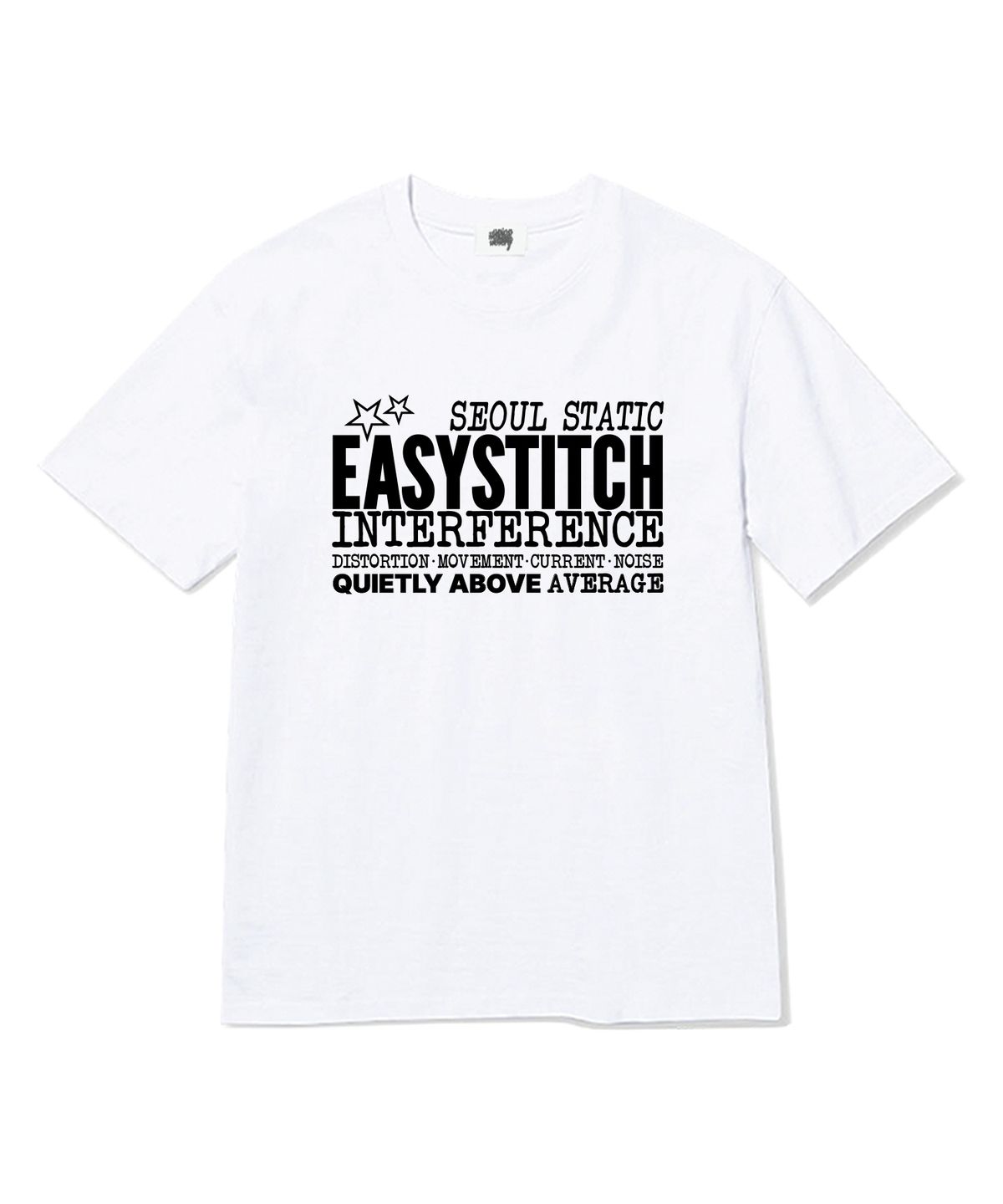 이지스티치(EASY STITCH) 인터퍼런스 반팔티셔츠 화이트