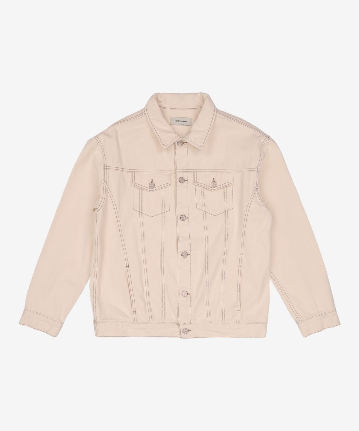 86로드(86ROAD) 2725 washing denim jacket cream