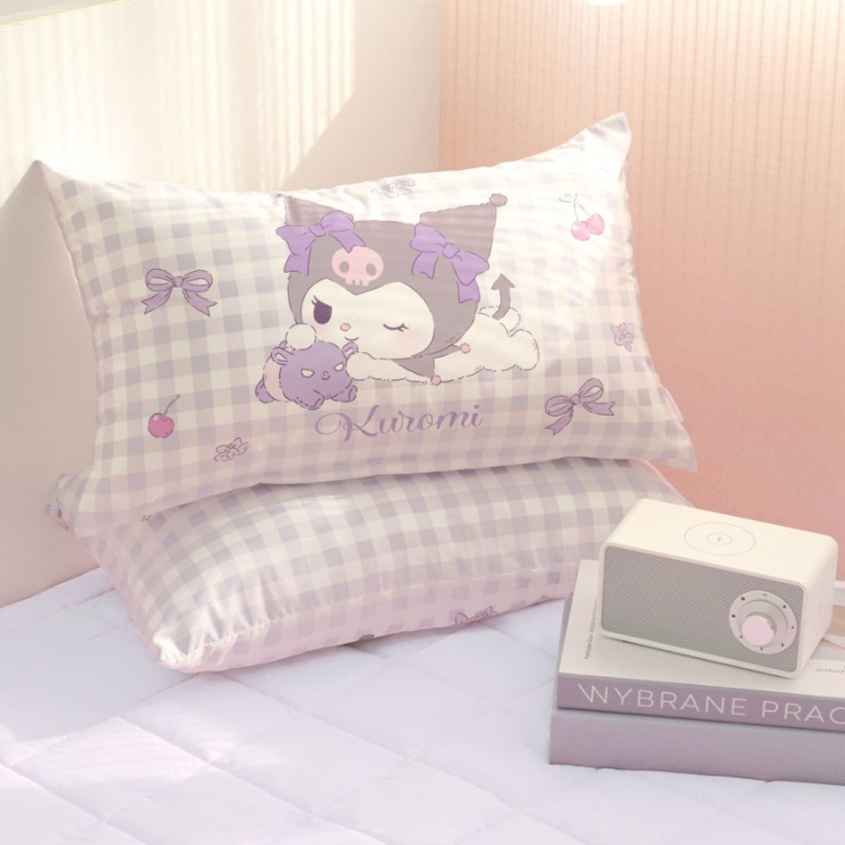 나라홈데코(NARAHOMEDECO) 산리오 쿠로미 마이크로아동베개 티니체크