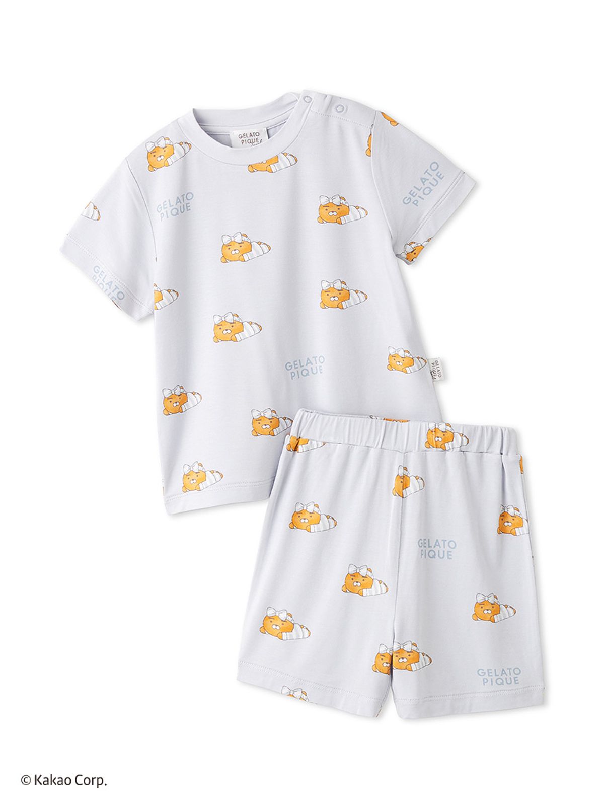 젤라또 피케(GELATO PIQUE) [KAKAO FRIENDS] [BABY] 라이언＆춘식이 반팔&반바지 셋업 PBCT251462