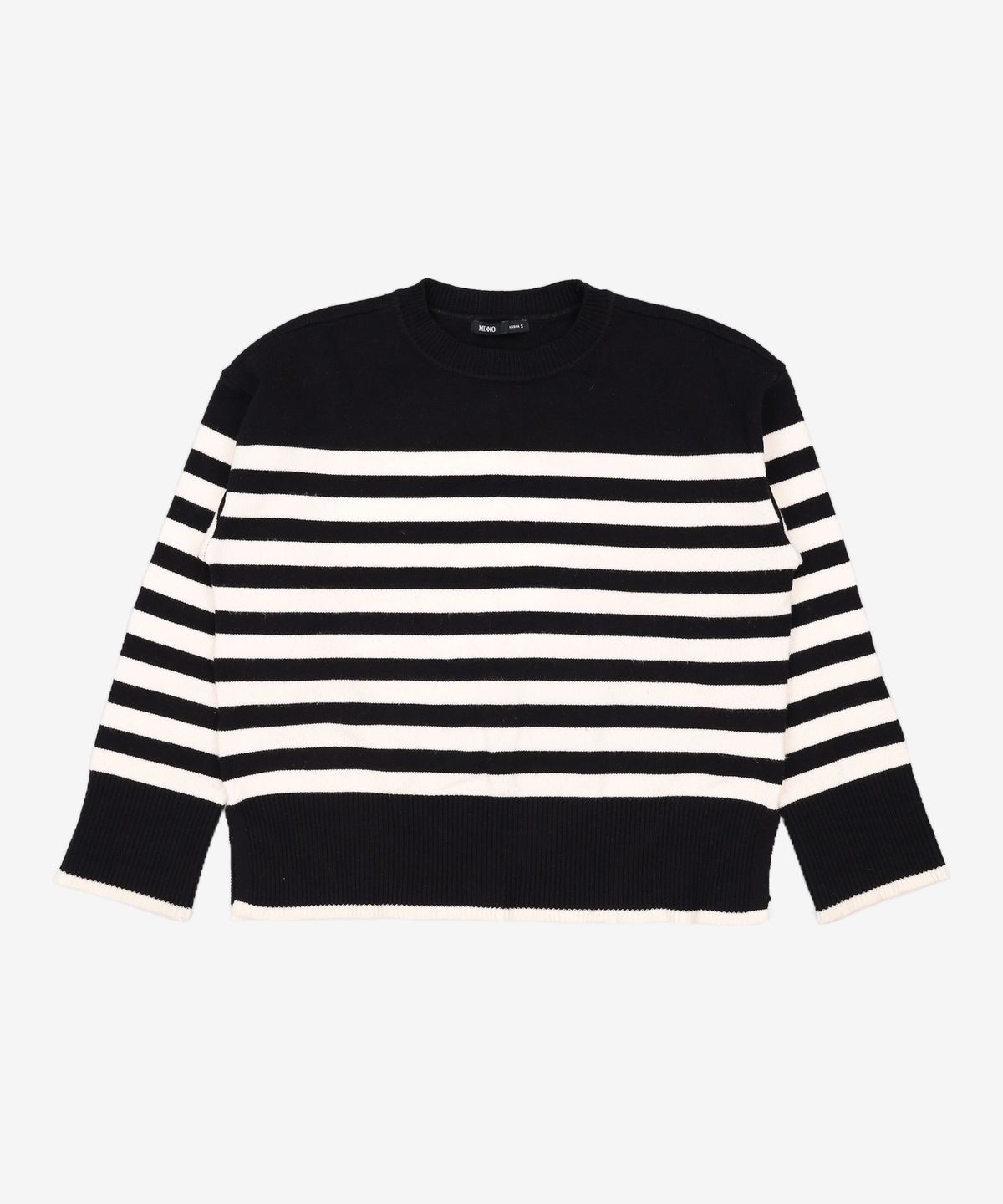 미쏘(MIXXO) 스트라이프 풀오버_MIWKAF311T S