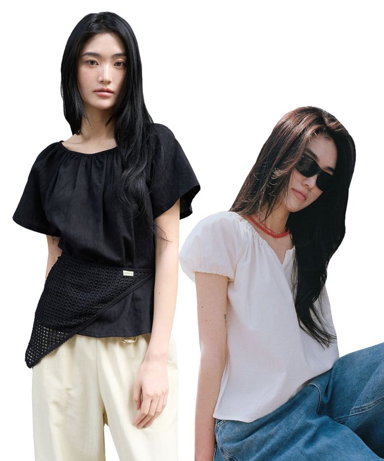 Amy & String Summer Blouse Set