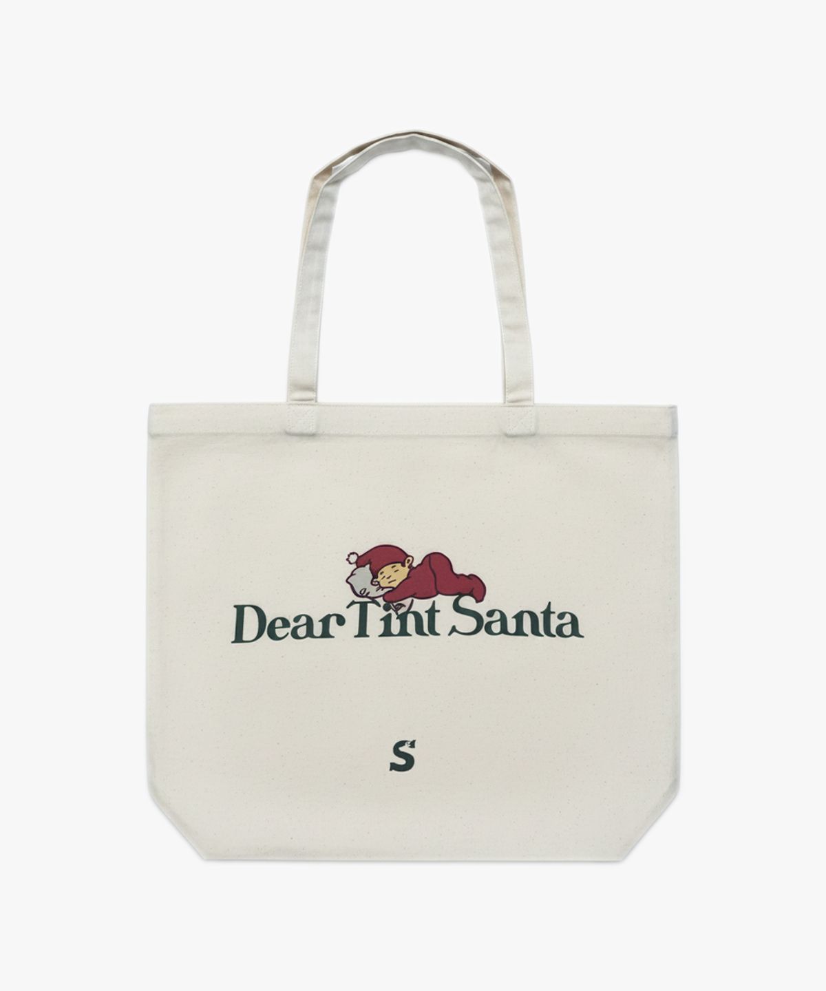 디어틴트산타(DEAR TINT SANTA) Sleeping Santa Big Tote_beige